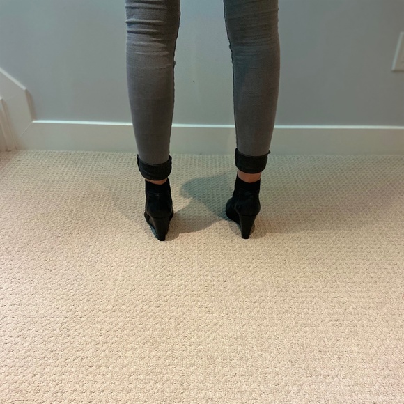 Franco Sarto wedge bootie black - Picture 3 of 5